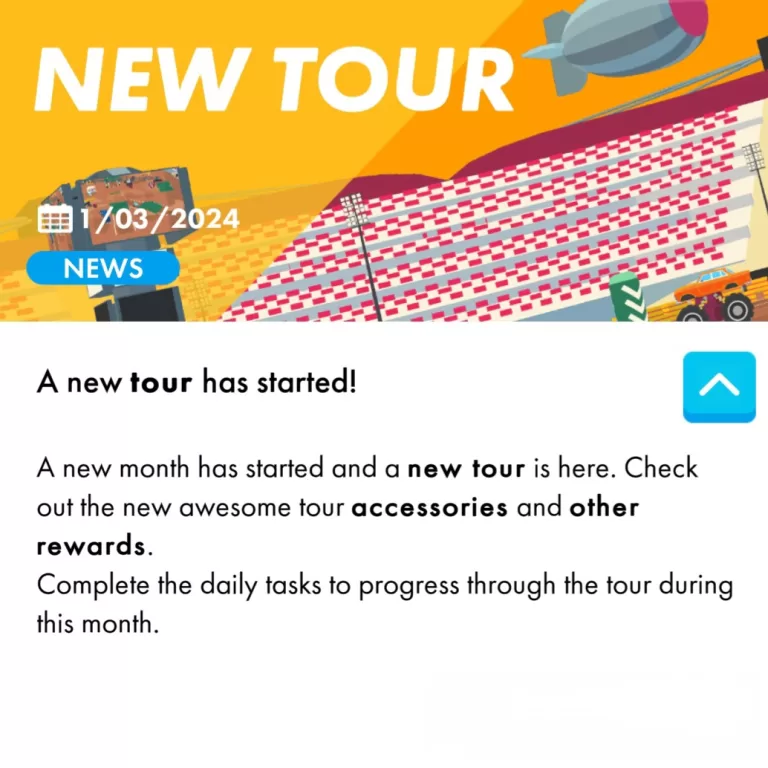 A New Tour Has Started