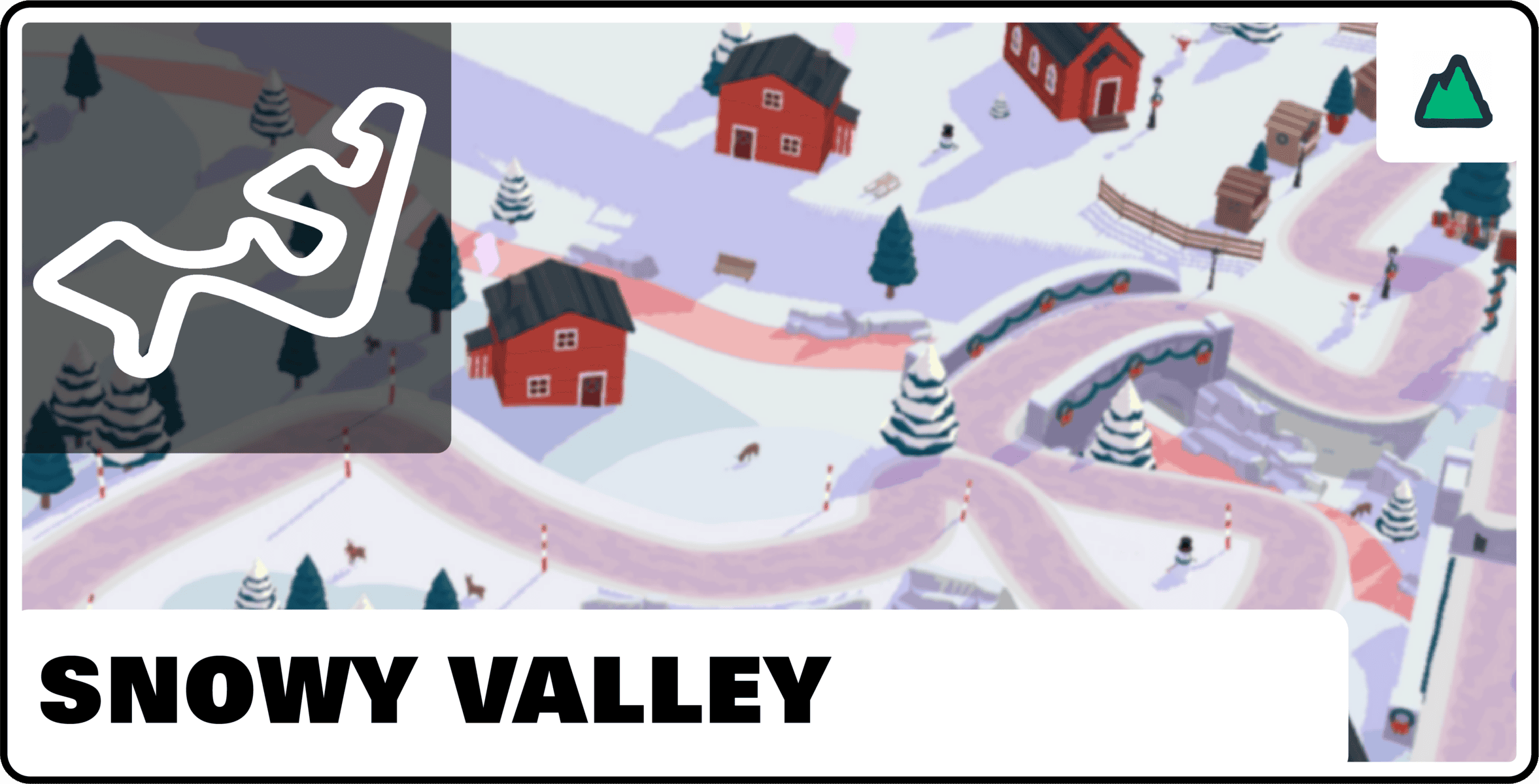 SpotRacers track Snowy Valley